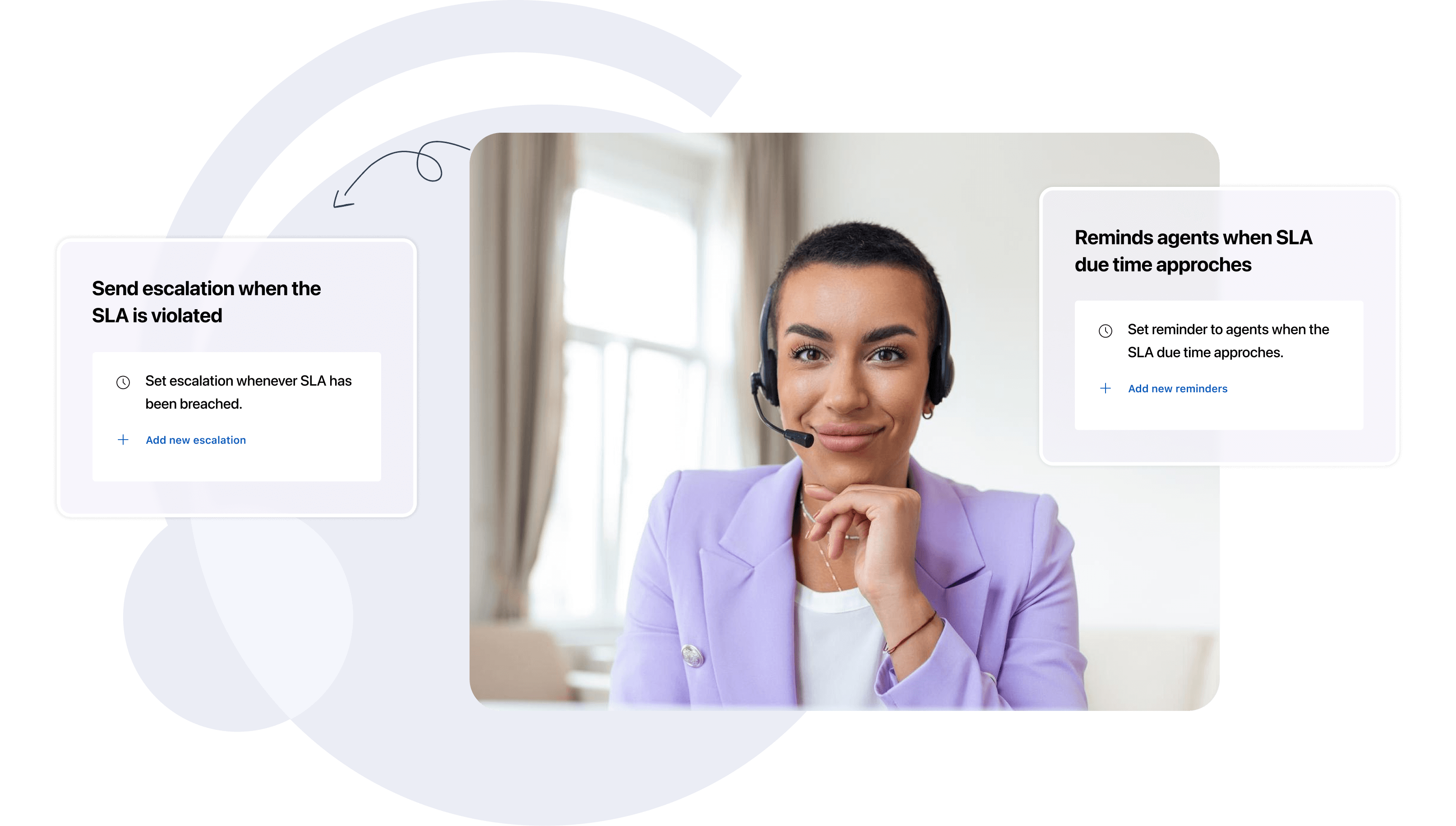 Never miss a deadline with Service level agreement.